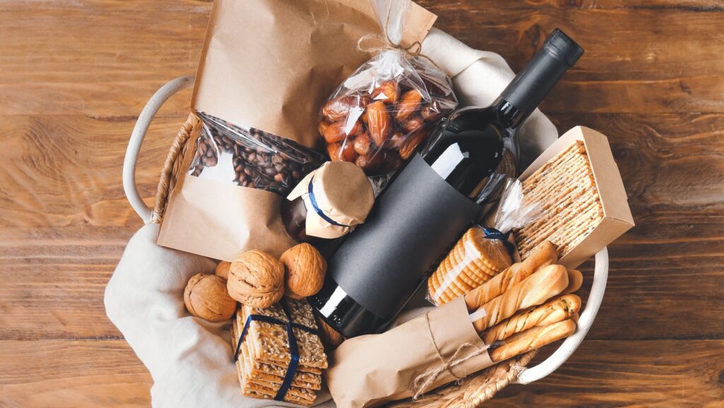 Wine and Cheese Hampers